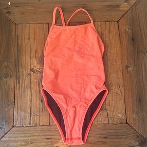 Jolyn Clothing Orange One Piece Swimsuit